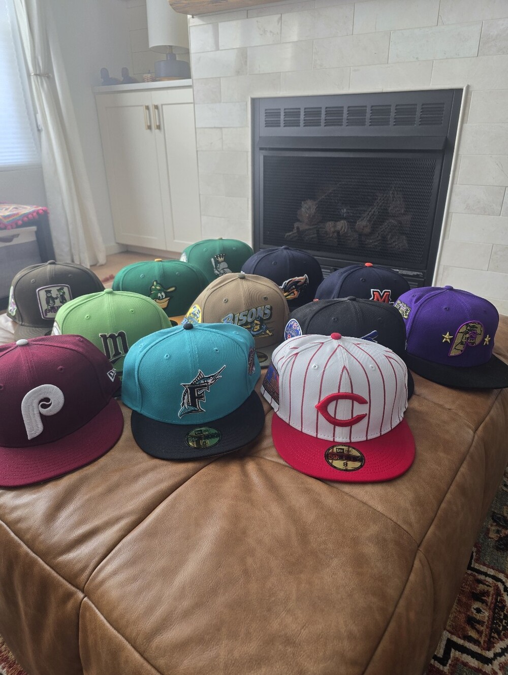 Lot Of 12 Super Rare New Era 5950 MLB MiLB Baseball Hats Nwt Size 8